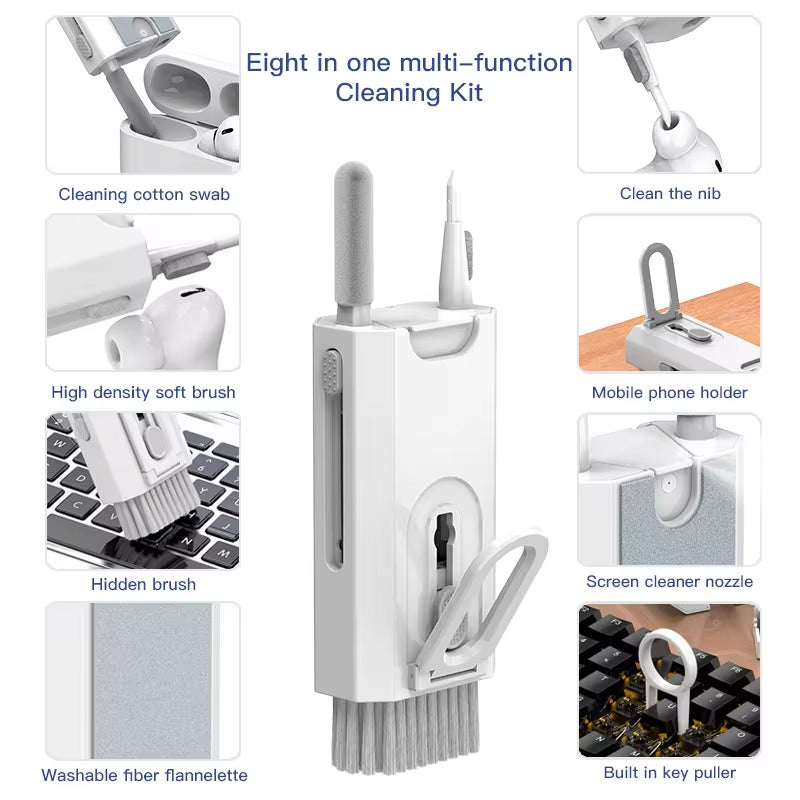 20 in 1 / 8 in 1 Digital Camera Headset Mobile Phone Laptop Keyboard Cleaning Tool Set Cleaning Brush Clean Pen for Airpods Pro