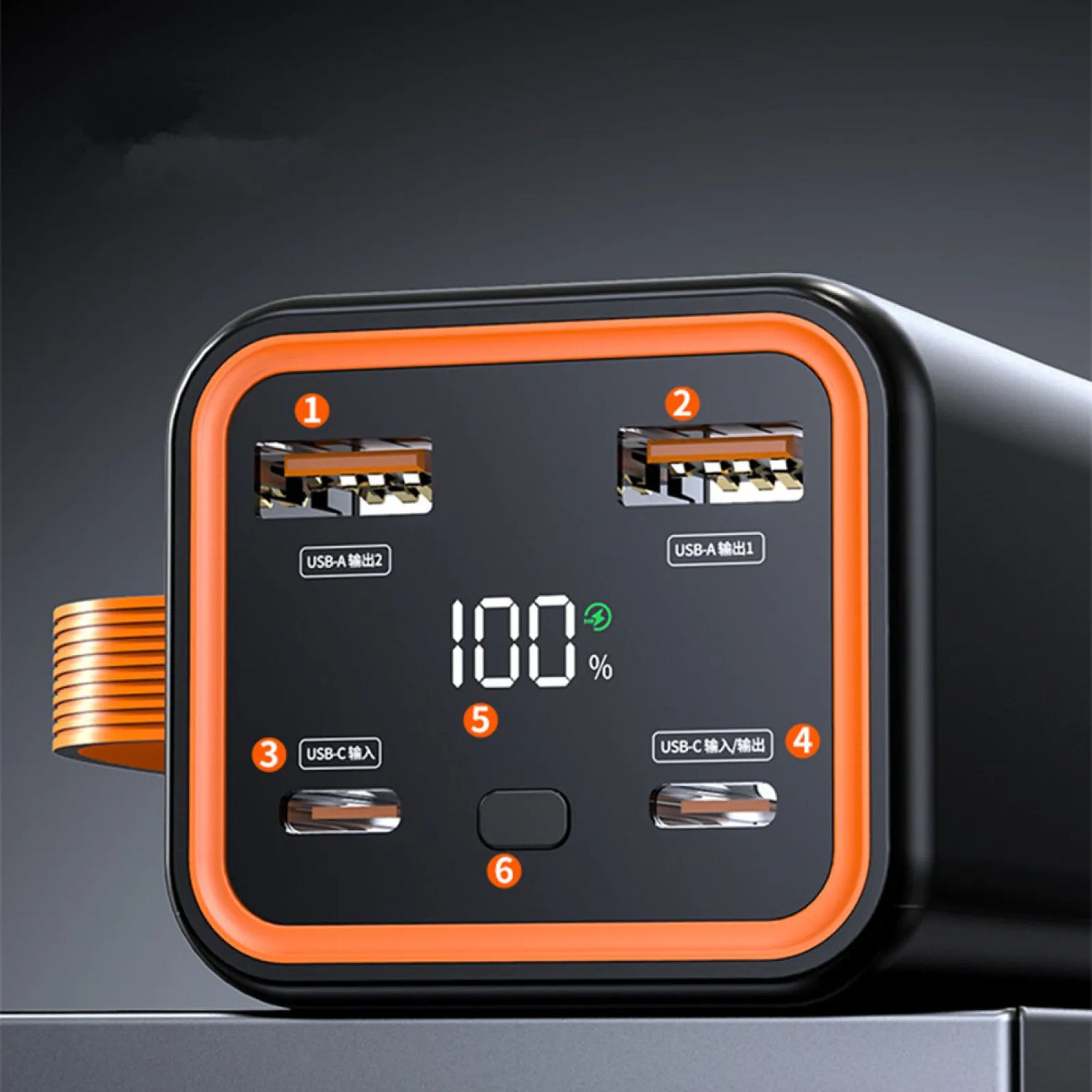Fast Charging 4-Slot 21700 Battery Power Bank Case with LCD Display - Perfect for Mobile Charging and DIY Projects