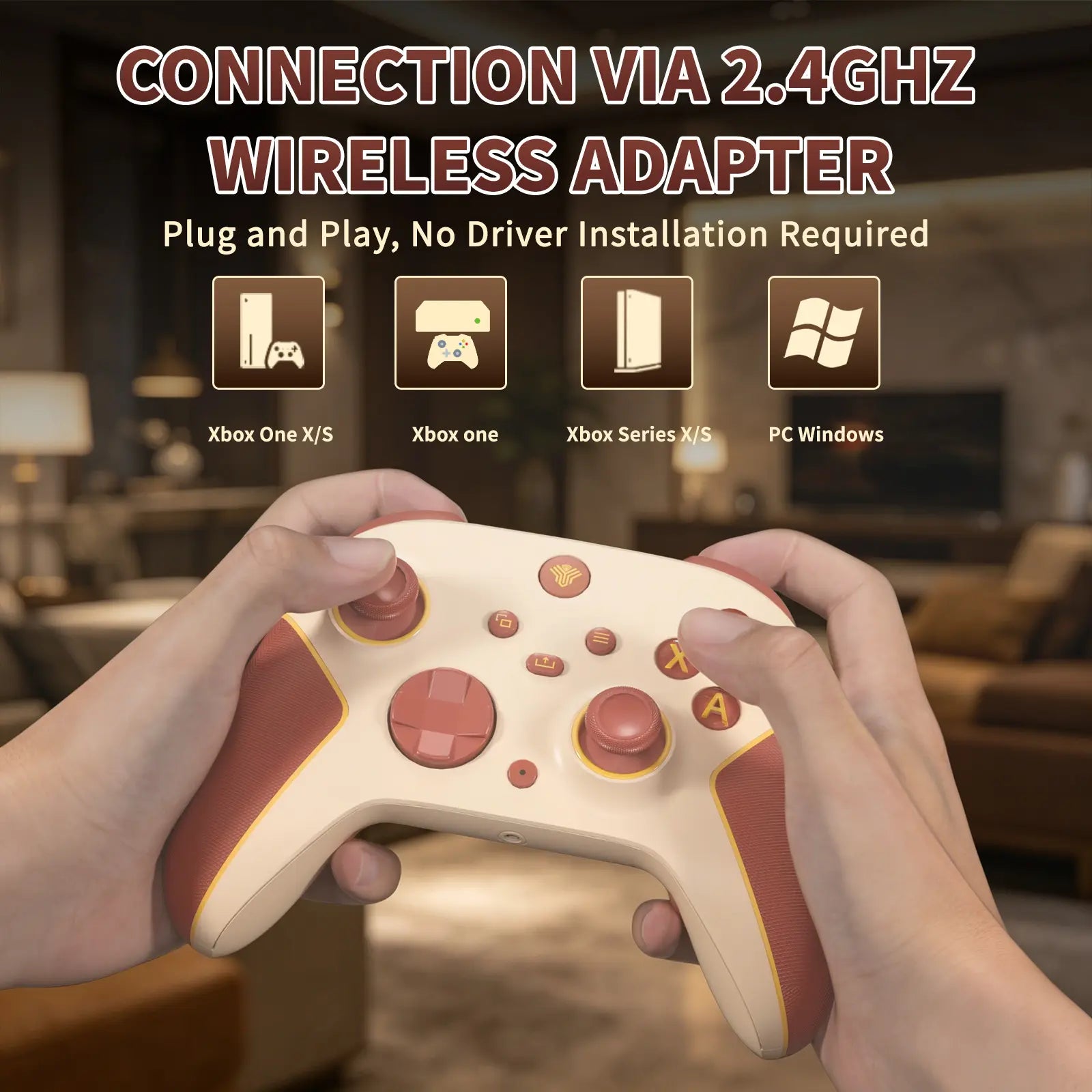 YUYIU Macro Wireless Halleffect Controller for XBOX ONE | XBOX X/S and Steam PC with Hall Effect Joysticks, Programmable, Turbo, Dual Switch Triggers, Dual Vibration, 7 RGB Lights, 3.5Mm Audio Jack, 1000Mah Battery