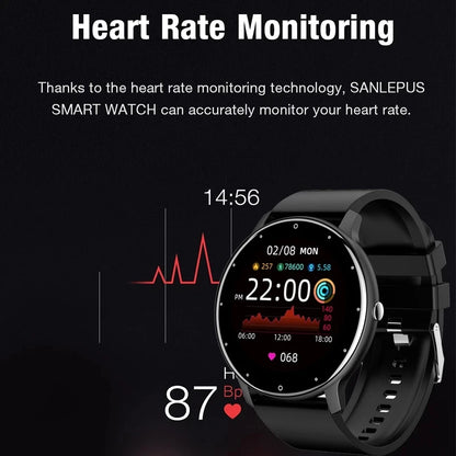 2026 All-in-One Smart Watch for Men and Women - Heart Rate Monitor, Waterproof, and Fitness Tracker for Android & iOS