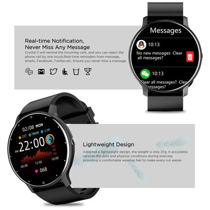 2026 All-in-One Smart Watch for Men and Women - Heart Rate Monitor, Waterproof, and Fitness Tracker for Android & iOS