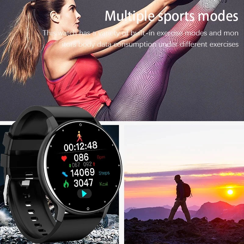 2026 All-in-One Smart Watch for Men and Women - Heart Rate Monitor, Waterproof, and Fitness Tracker for Android & iOS