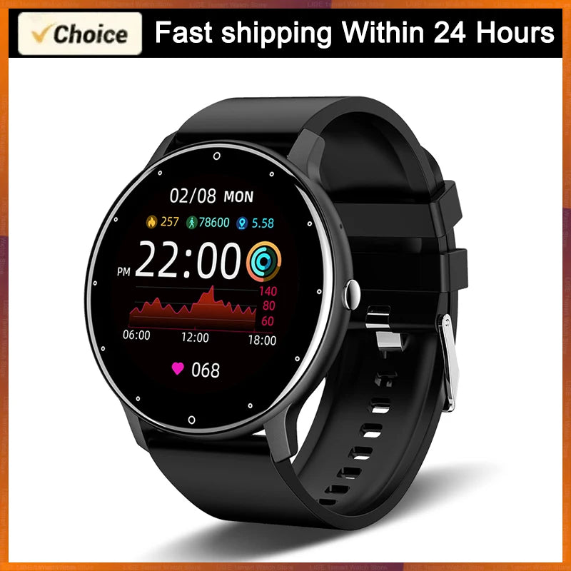 2026 All-in-One Smart Watch for Men and Women - Heart Rate Monitor, Waterproof, and Fitness Tracker for Android & iOS