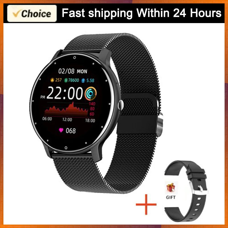 2026 All-in-One Smart Watch for Men and Women - Heart Rate Monitor, Waterproof, and Fitness Tracker for Android & iOS