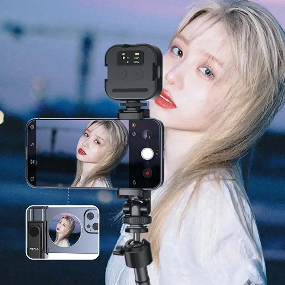 Handheld Selfie Mirror Portable round Reflection Convex Mirrors for Photography Prop Vlogging Traveling Accessories