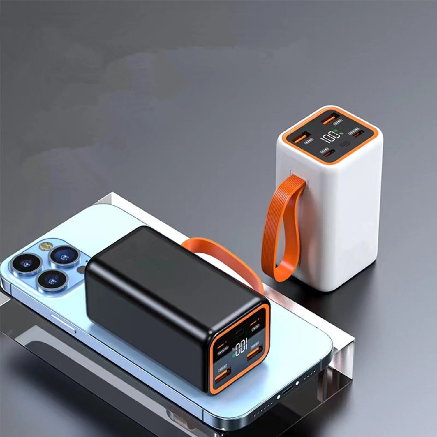 Fast Charging 4-Slot 21700 Battery Power Bank Case with LCD Display - Perfect for Mobile Charging and DIY Projects