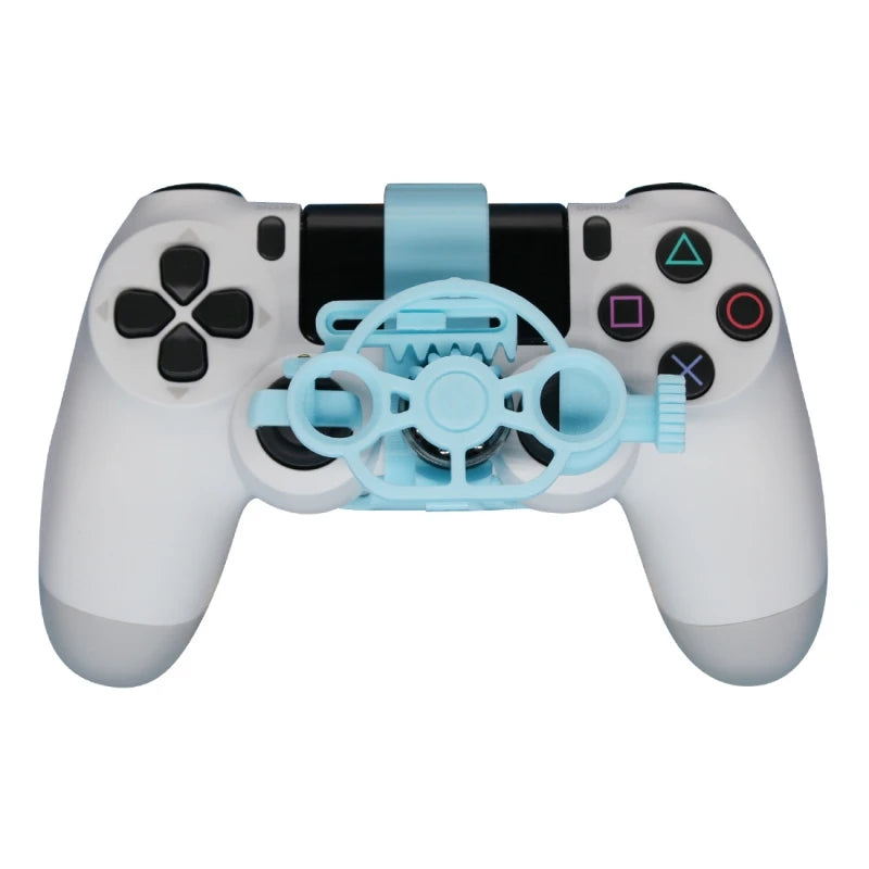 Mini Steering 3D Printing Wheel Racing Games Auxiliary Controller Game Joystick Simulator Gamepad for Sony PS4 Controller
