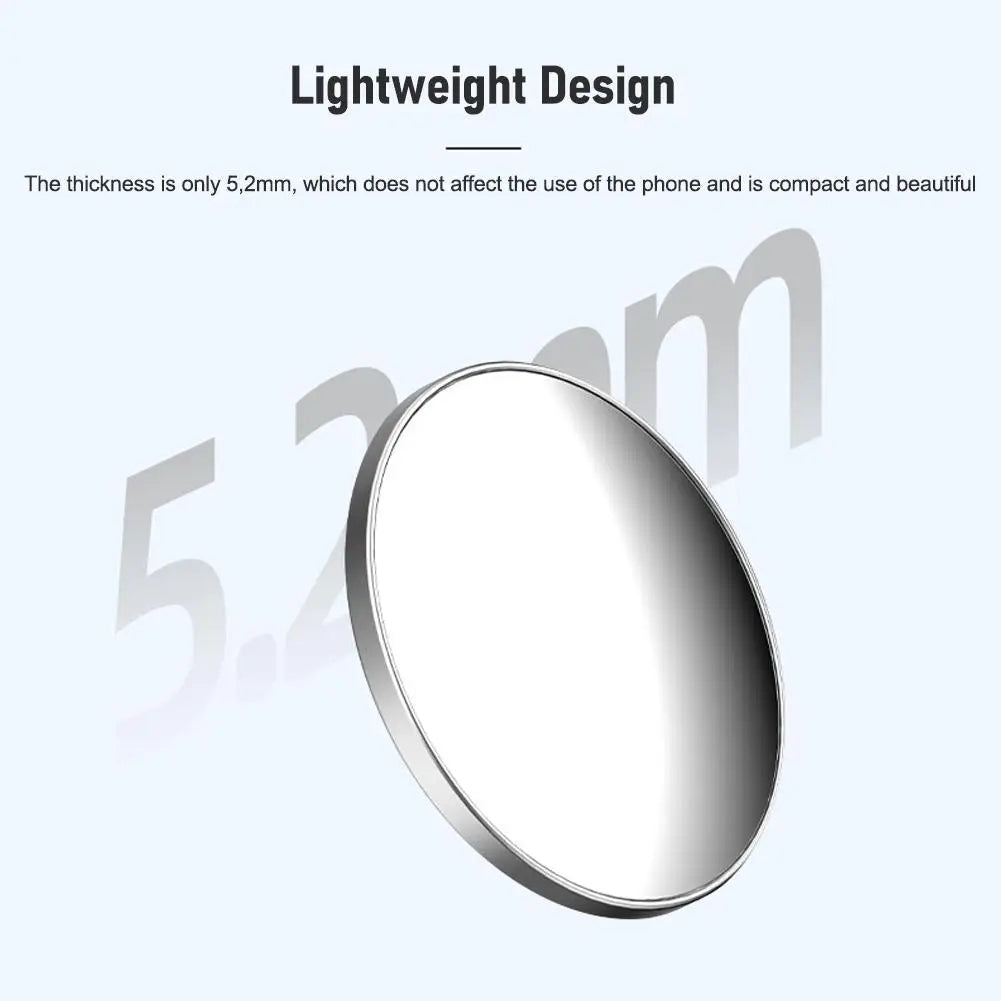 Handheld Selfie Mirror Portable round Reflection Convex Mirrors for Photography Prop Vlogging Traveling Accessories