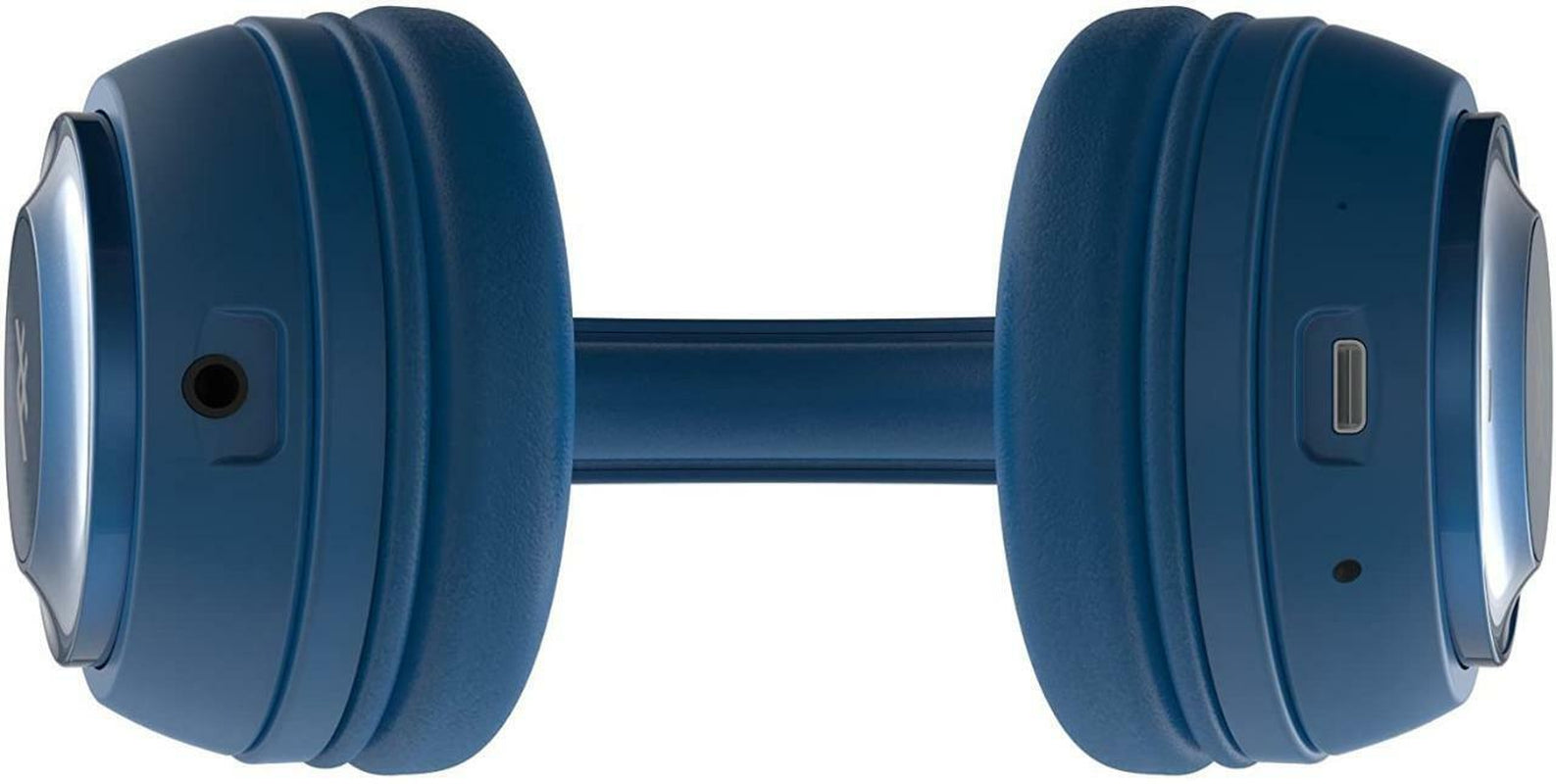 Ifrogz Aurora Noise Isolating Bluetooth Headphones On-Ear Controls and Mic Blue